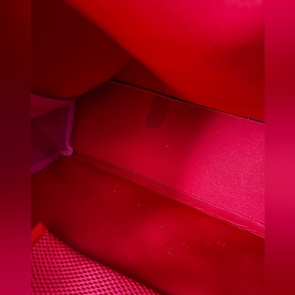 SUMMERSALT bag Neoprene Beach in Hot Pink and Red color block Tote - Picture 6 of 8